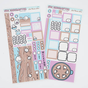 H002 - Hot Cocoa Time Planner Kit for Hobonichi Weeks