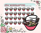 S050 - Marshmallow - Food 3 | Ramen 1 | Noodles | Soup