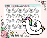 S055 - Marshmallow - Summer 1 | Unicorn Floatie! | Chilling at the Pool