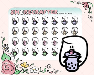 S094 - Marshmallow - Tea 2 | Bubble Tea | Boba Tea