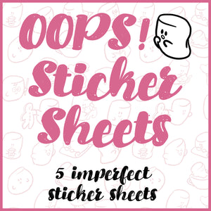 C000 - Oops Stickers! 5 Sticker Sheets