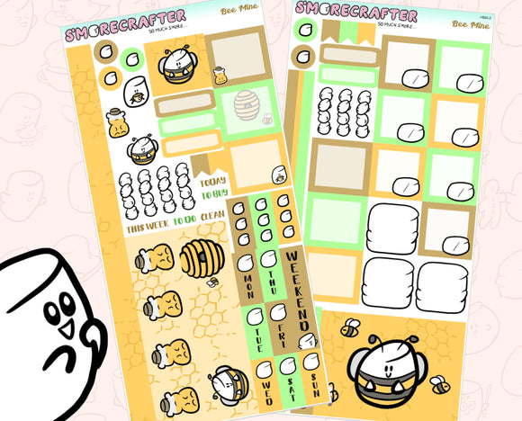 H003 - Bee Mine Planner Kit for Hobonichi Weeks